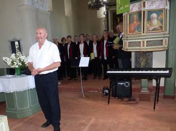 Ein schöner Chornachmittag in der Garlipper Kirche  Sommerkonzert des Johns Traditionschores aus Stendal